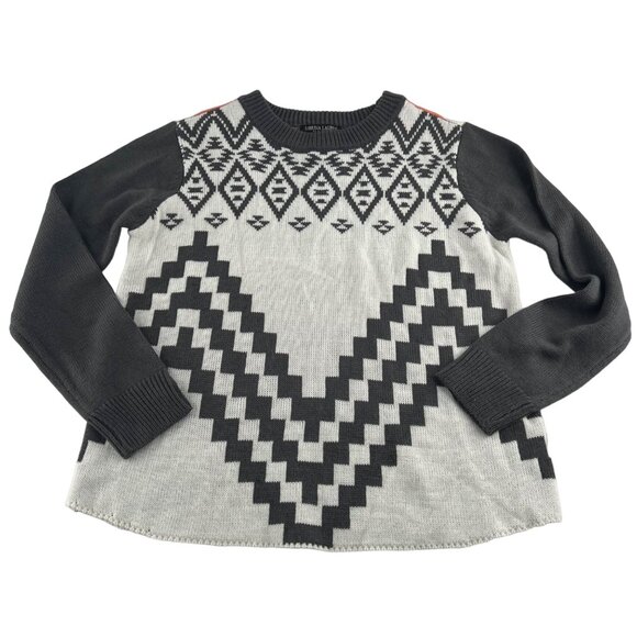 Sabrina Lauren New York Women's Pullover Sweater size Medium Aztec Southwest NWT - Picture 1 of 5